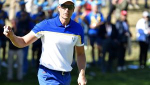 Henrik Stenson at the Ryder Cup