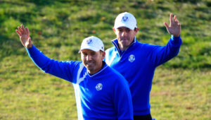 Sergio Garcia and Rory McIlroy