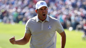 Sergio Garcia in Ryder Cup