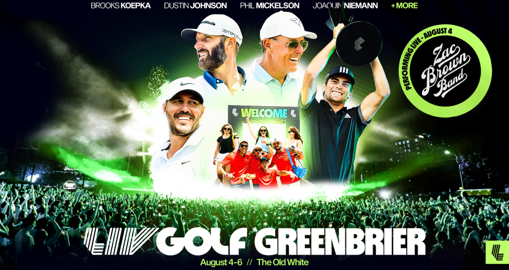 Global stars gear up for LIV Golf Greenbrier