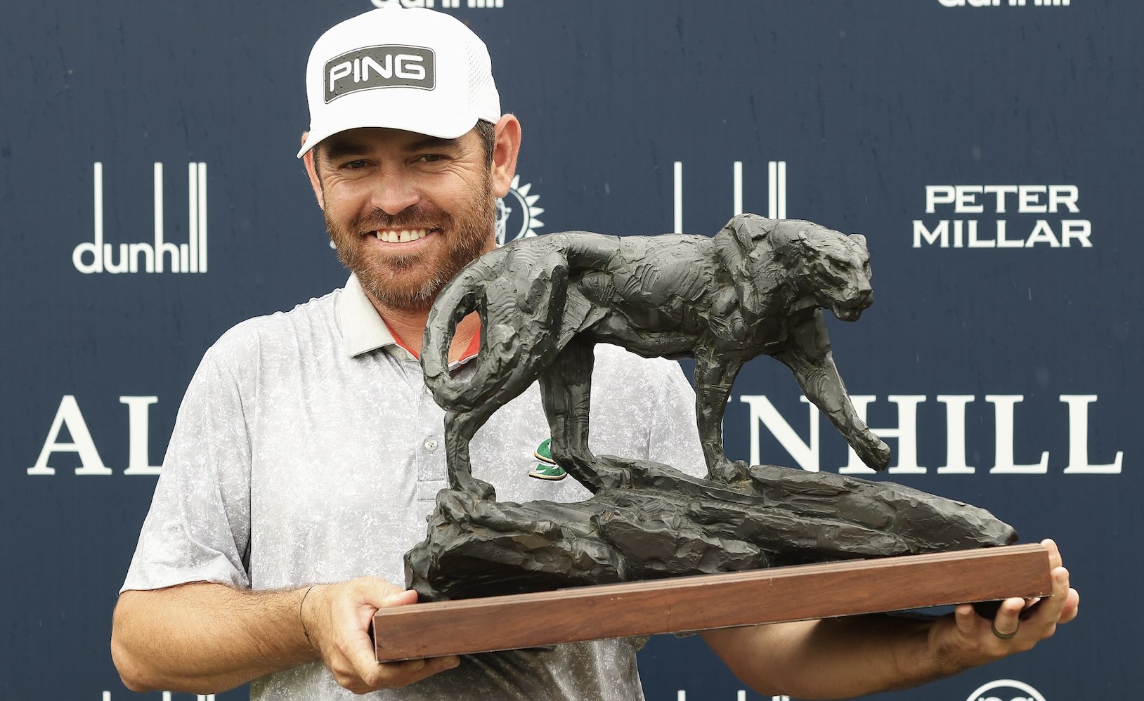 Louis Oosthuizen Alfred Dunhill Championship trophy 2023