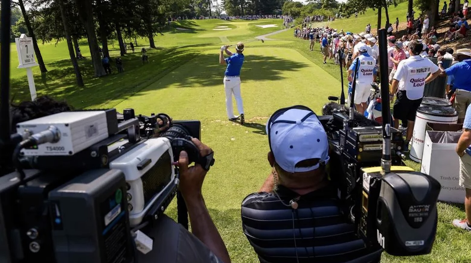 PGA Tour TV cameras