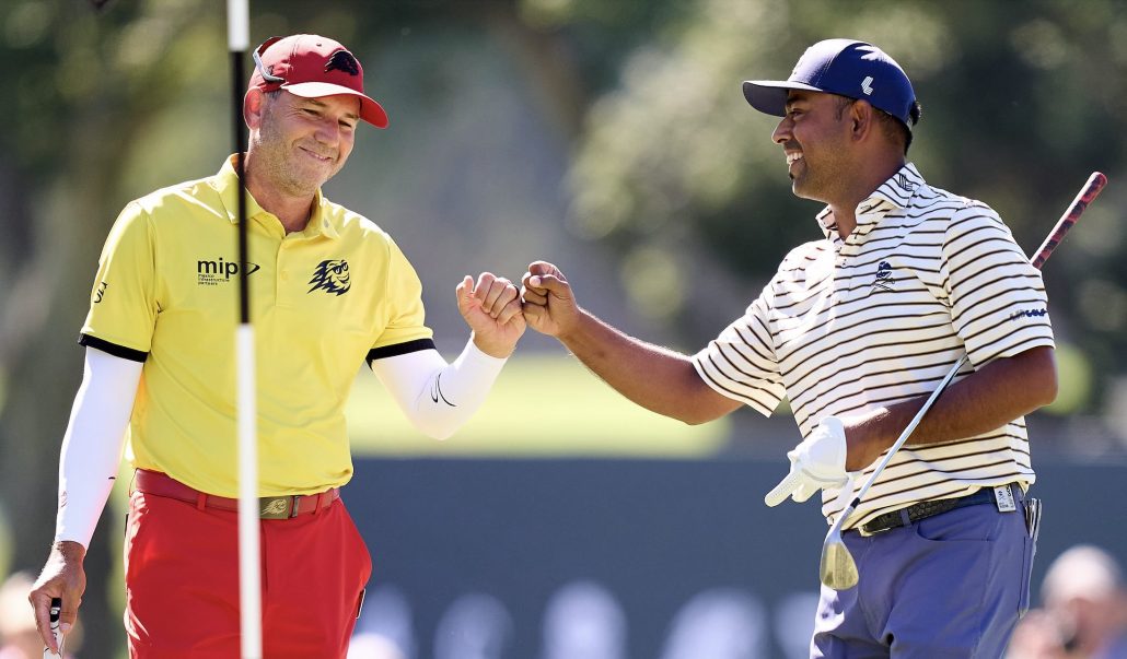 Sergio Garcia Anirban Lahiri 14 July 2024 Angel Martinez Getty Images