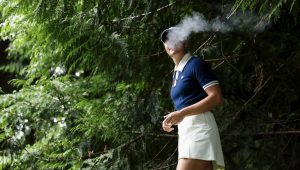 Charley Hull smokes 2024 Steph Chambers Getty Images