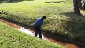 Watch Extremely risky golf shots