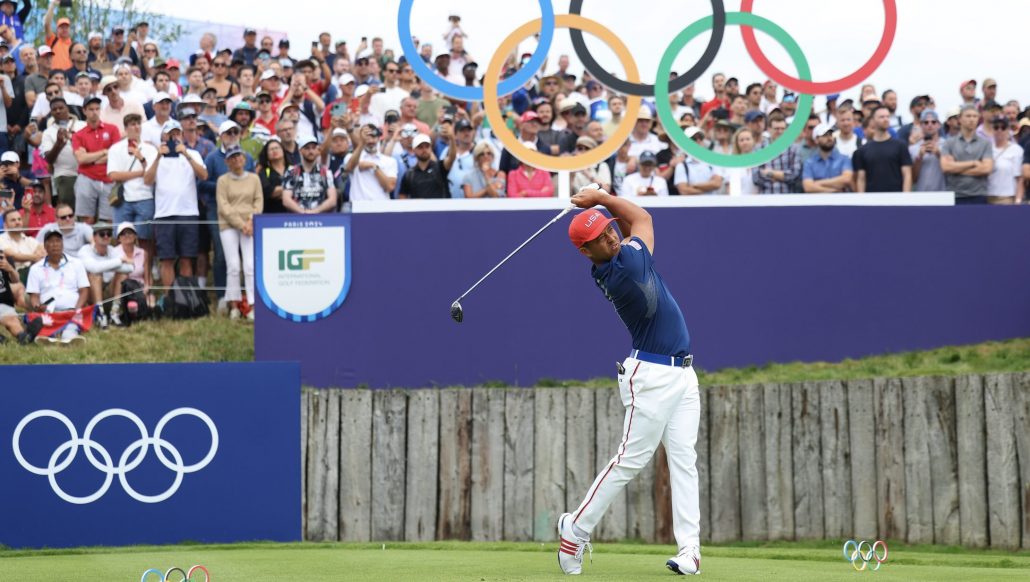 Xander Schauffele 3 Aug 2024 Andrew Redington Getty Images