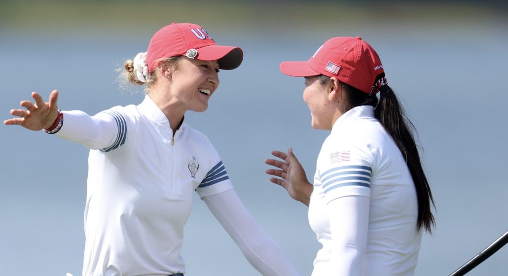 Nelly Korda Allisen Corpuz 14 Sep 2024 Gregory Shamus Getty Images