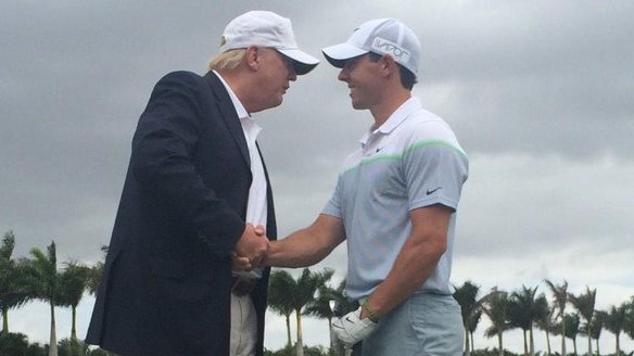 Donald Trump Rory McIlroy