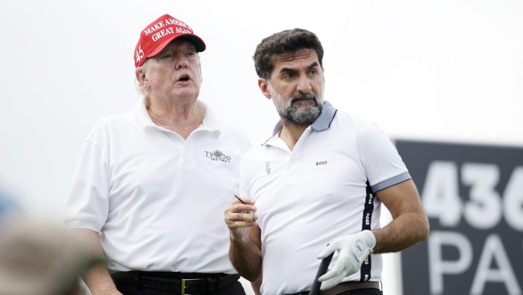 Donald Trump Yasir al-Rumayyan July 2022 Cliff Hawkins Getty Images