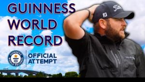 DP World Tour winner Jordan Smith, Mac Boucher and Josh Dunkley to take on the record for ‘The Most Golf Balls Caught in One-Minute’.