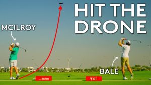 Rory McIlroy Gareth Bale drone