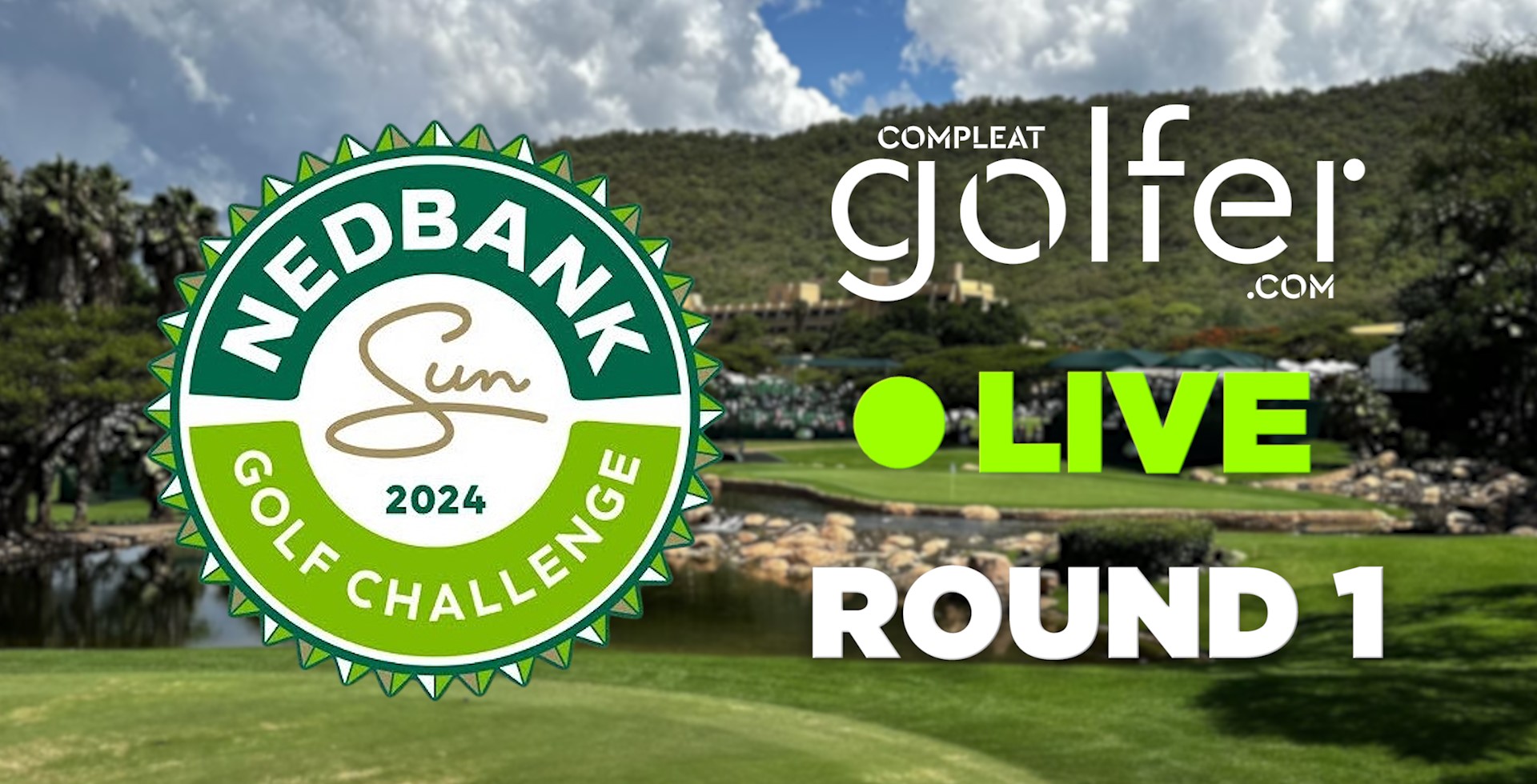 LIVE 2024 Nedbank Golf Challenge (Round 1)