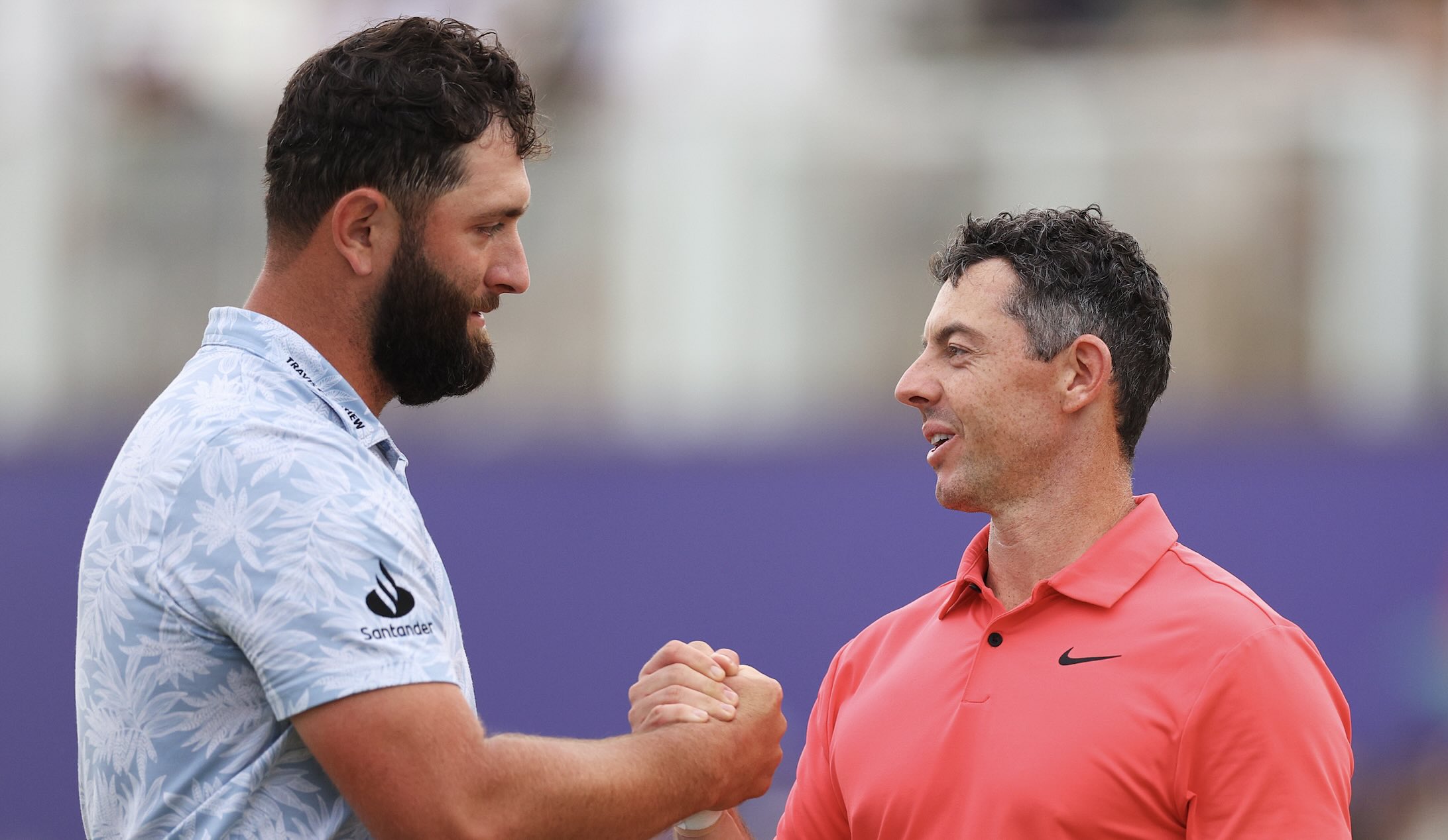 Jon Rahm Rory McIlroy 2023 Andrew Redington Getty Images