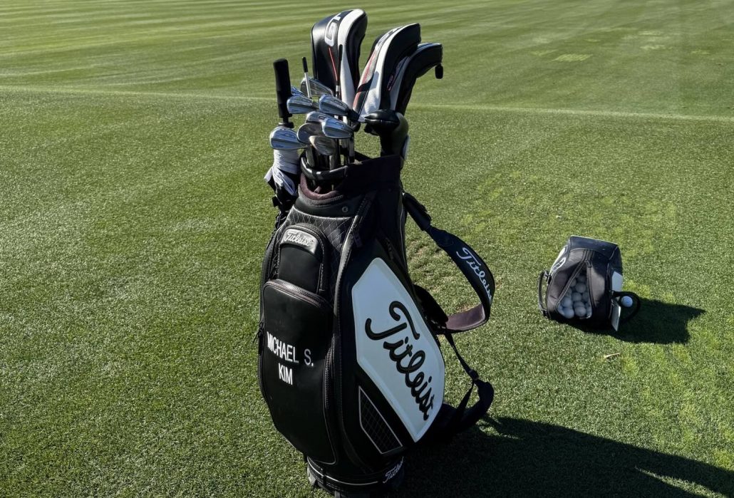 Michael Kim's golf bag