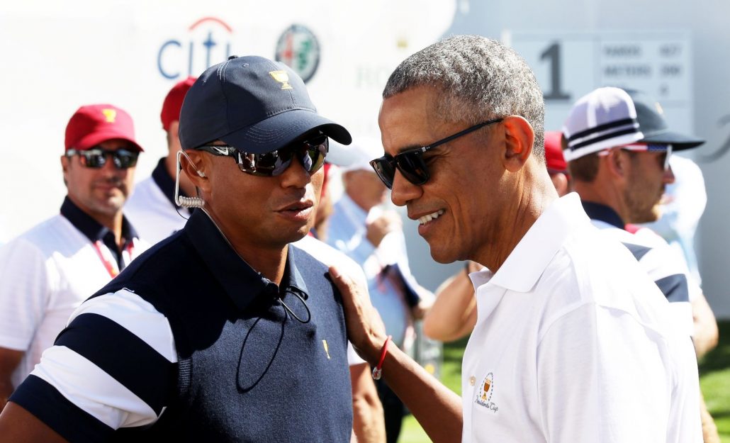 Tiger Woods and Barack Obama